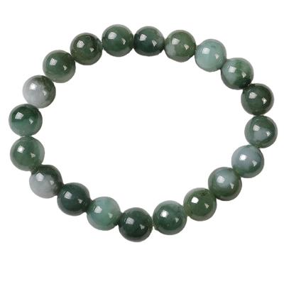 China Texture Natural Jade Charms Hand String Light High Quality Custom Made Jade Bracelet for sale