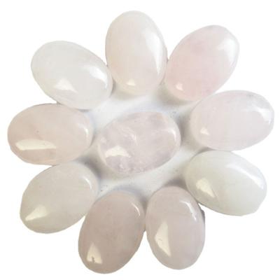 China Natural Flat Bottom Jade For Making Ring Necklace from Angel Free Shipping Hot Sell 12Pcs 18x13mm Rose Quartz Oval Shape Cabochon for sale