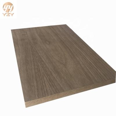 China Durable Natural Textured Black Walnut Veneered Plywood Fancy Board For Cabinet for sale