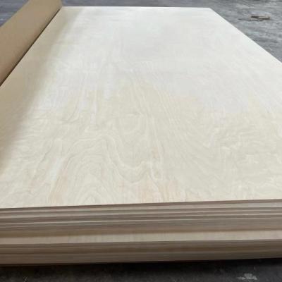 China Durable Cabinet Grade 18mm Birch Plywood Cheap CARB E0 Veneer Plywood for sale