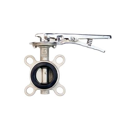 China General More Products 304 Stainless Steel Wafer Butterfly Valves 2-1/2