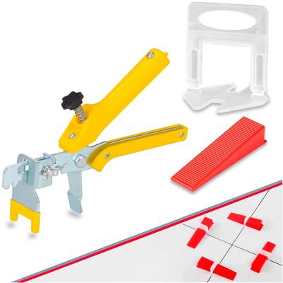 China Modern Tile Leveling System Kit with Push Pliers Leveler Spacers Clips and Wedges DIY Reusable Tile Tool Kit for Floor and Wall for sale