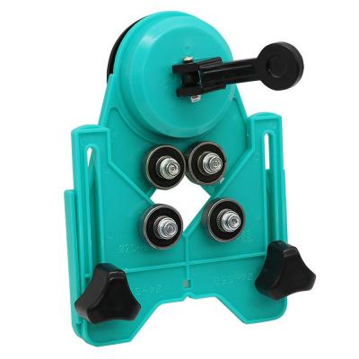 China Hole Cutting RTS Drill Bit Hole Saw Adjustable Guide Jig Fixture Diamond Hole Cutter Centering Locator Holder with Vacuum Base Sucker for sale