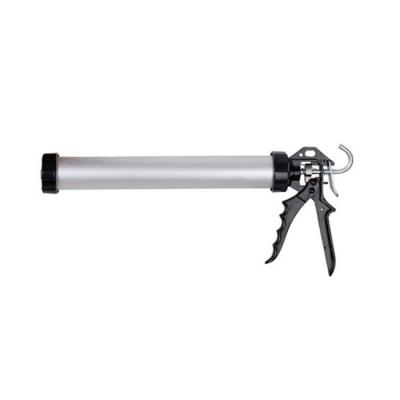 China 15 inch aluminum alloy sausage construction/manual cartridge/bulk tube caulk gun with metal powder pressure plate for sale