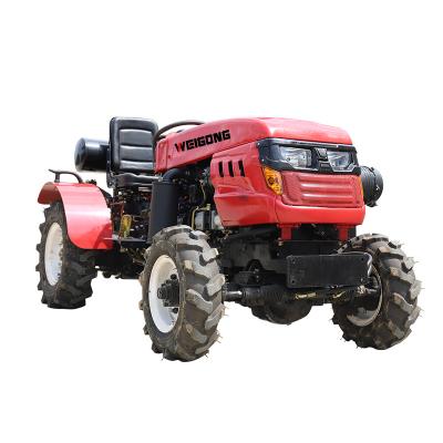 China Wide varieties of hotels 50 Hp ride small tractor flail mower farm agricola tractor digging machine for sale