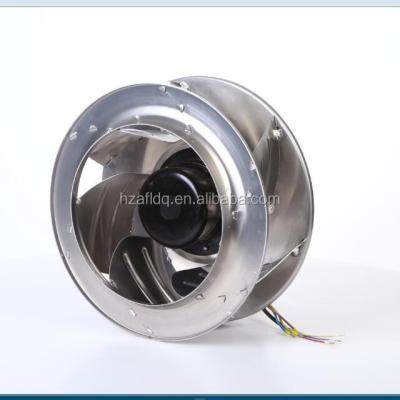 China 310 Mm Aluminum Sheet EC DC Fan Motor Fan Centrifugal Netting for sale