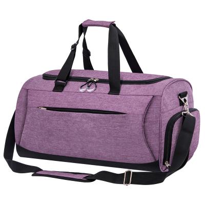 China Outdoor Sports Gym Bags Sports Yoga Duffle Sports Gym Bag Women Bag Travel Gym Duffel Bag Shoe Compartment Logo for sale