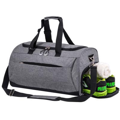 China Outdoor sports gym bags gym bag women's yoga duffle sports bag men's and women's travel gym duffel bag shoe compartment for sale