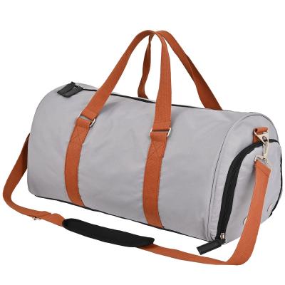 China sports & Custom Logo Travel Sports Gym Duffel Bag With Shoe Pocket Sports Duffel Bag Gym Training Wet Bag for sale