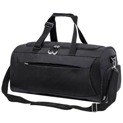 China Outdoor Sports Gym Bags Custom Logo Sports Gym Duffel Bag With Pocket Shoe Compartment Travel Bag Gym Wet Duffel Bag Men And Women for sale