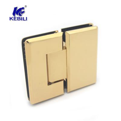 China China factory high strength 180 degree briaght door shower gold glass hinge for sale