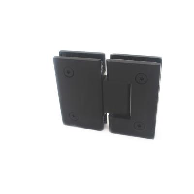 China 180 Degree High Strength Matte Adjustable Shower Door Hinge Black for sale