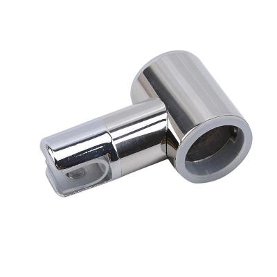 China Modern Stainless Steel Glass Connector For Shower Bathroom Glass Door for sale