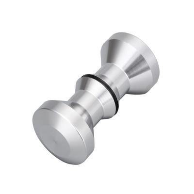 China Easy Installation Solid 304 Stainless Steel Shower Door Handle Knob For Bathroom Use for sale