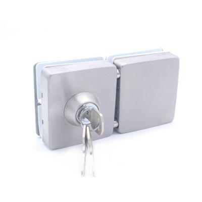 China Modern Double Side Open Frameless Glass Door Lock for sale