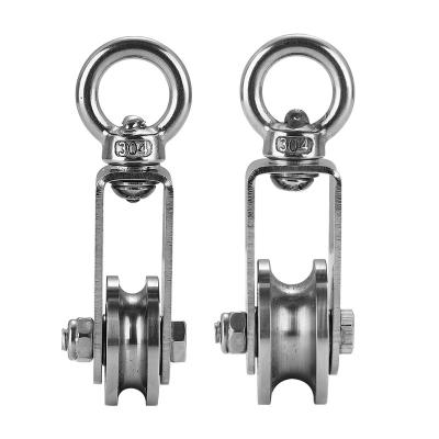 China Modern 304 Stainless Steel Small Ring Pulley for sale