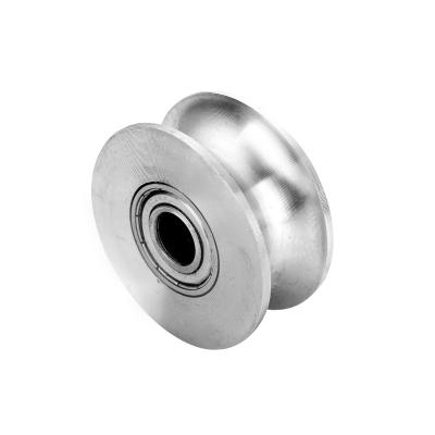 China Easy Installation 201 Stainless Steel 304 Single Track Wheel Bearing Wheel for sale