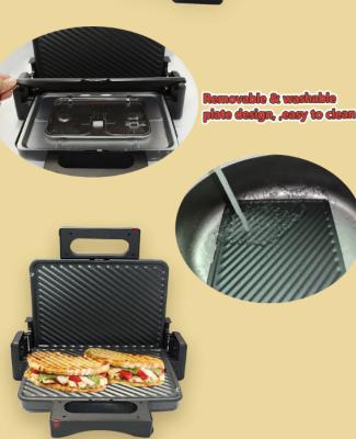 China Household family panini sandwich machine breakfast barbecue sausage burger steak European style machine for sale