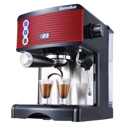 China Best Selling Semi-automatic Small Full Espresso Hotel Coffee Maker Household PA 15 Pump-Pressed Steam Milk Machine for sale