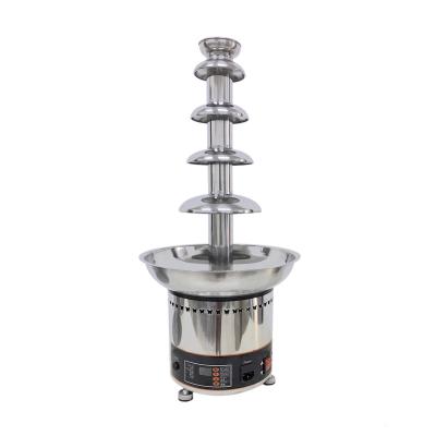 China Outdoor Commercial Chocolate Fountain / Waterfall /5/6/7 Layer Stainless Steel Chocolate Spray Tower for sale