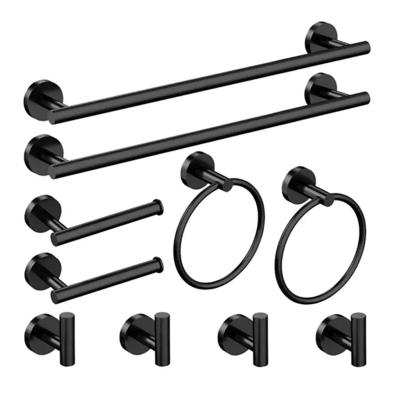 China Other Bathroom Towel Rack Shelf Stainless Steel Towel Ring 10 Piece Sets for sale