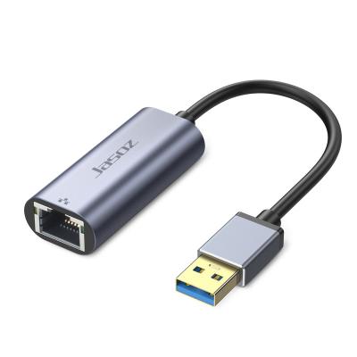 China Desktop/Laptop USB3.0 Gigabit Network Card Wired Ethernet Network Card 1000M/s USB to Gigabit RJ45 Driveless Network Card for sale