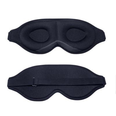 China Premium Sleep Mask For Man And Woman 3D Premium Eye Mask For Eye Sleep Pad 100% Foam Adjustable Silk Blindfold Light Shade Cover Block for sale