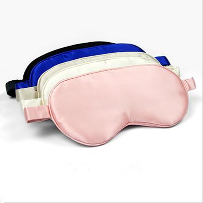 China Simple Cooling Silk Eye Mask For Sleep Satin Sleep Visor Sleep Eye Mask Night Mask for sale