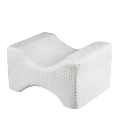 China Memory Cutout Orthopedic Knee Pillow Leg Foot Rest Pillow Legs Knee Pillow For Side Sleepers for sale