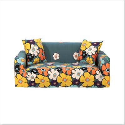 China Modern 1-Piece Stretch Sofa Covers Spandex Printed Couch Cover Elastic Loveseat Sofa Cover Arm Chair Furniture Cover Protector for sale