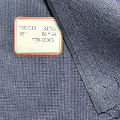 Cina 21S Tessile T90/C10 di poliestere di cotone 88*64 Tessile da abbigliamento tinto in vendita