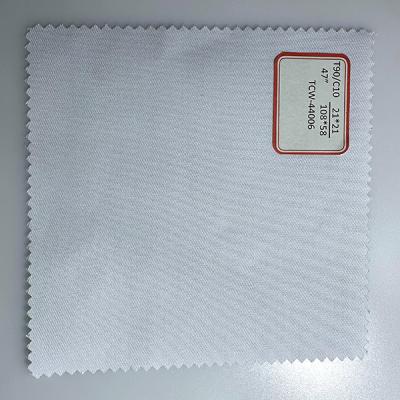 China Gefärbte Twill-Tic-90/10-Arbeitsgewebe 21X21 108x58 Poly-Baumwoll-Twill-Tic zu verkaufen