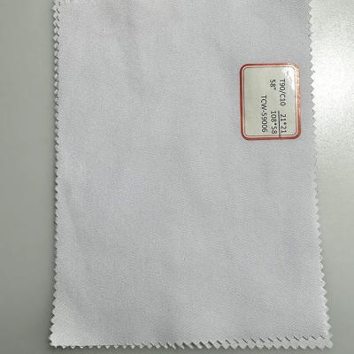 China 205gsm TC tecido de vestuário de trabalho de poliéster mistura de algodão branqueado tecido twill 21S à venda