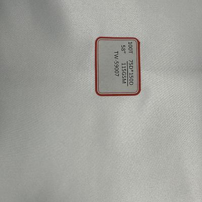 China 75D*150D Polyester Satin Fabric 120GSM Women'S Fashion Wedding Dress Fabric for sale