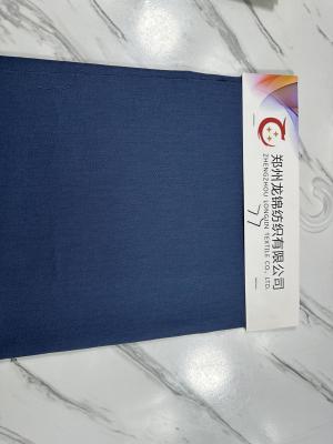 China Blue Printed Fire Retardant Fabric Roll Plain Twill Fire Resistant Fabric For Clothing for sale