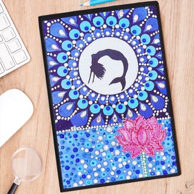 China New classic/postmodern creative new special-shaped notebook DIY Diamond Painting Diary Business A5 Notebook Handmade Drilling many designs for sale