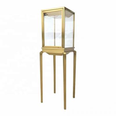 China High Quality Portable Multifunctional Tall Jewelry Store Display Showcase Slim Cabinet For Jewelry for sale