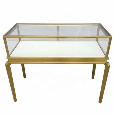 China High Quality Luxurious Customs Lead Glass Showcase Jewelery Shop Display Jewelry Projector Cabinet Trophy Showcase for sale