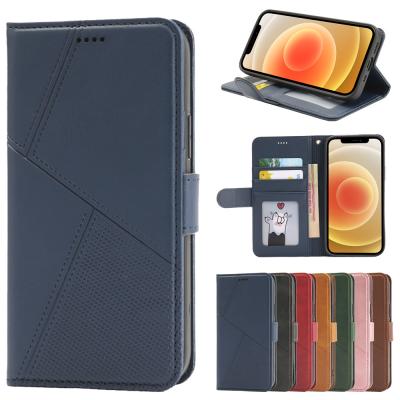 China Anti-fall Hot Selling PU Cash Card Holder Wallet Flip Leather Case For Iphone 13 pro for sale