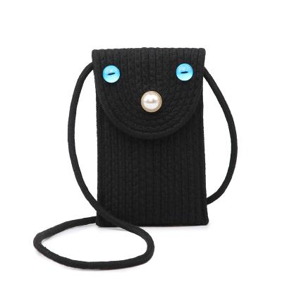 China Waterproof Cell Phone Cross - Body Messenger Bag Women Girl Shoulder Bag Polyester Fiber Sling Cell Phone Bag Small Mini for sale