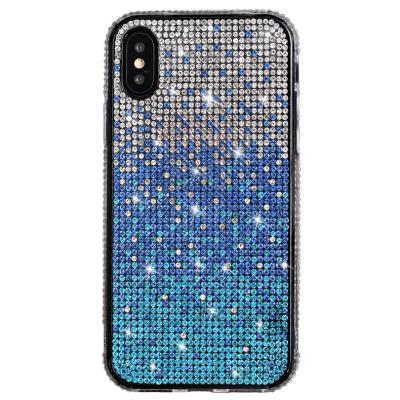 China Luxury Anti-fall Diamond Mobile Phone Case TPU PC With Girl Style Premium Diamonds Phone Case For Iphone 12 for sale