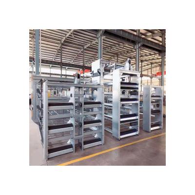 China Top Selling Farms Stacked Poultry Chicken Broiler Broiler Cage Equipment H Type Automatic Cage for sale