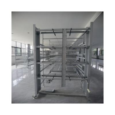 China Complete Automatic Animal Farms Poultry Farm Broiler Cage Chicken Raising Cage System for sale