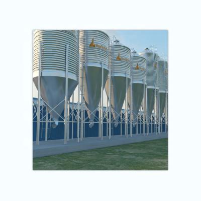 China Durable Raw Material Factory Quality Storage Grain Silo Poultry Feed Silo For Chicken Pig Farm for sale