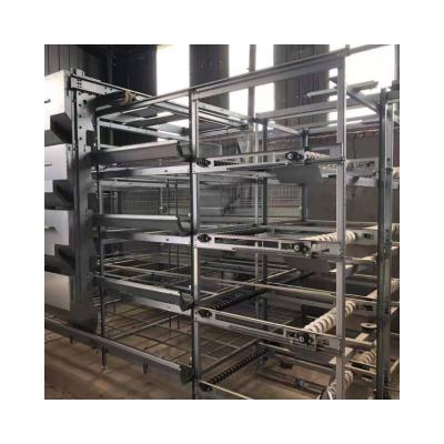 China Farms H Type Double Row Single Row Cage Automatic Animal Broiler Cage For Farm for sale