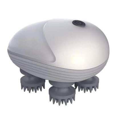 China 2022 Hot Selling Head Private Label Silicone Handheld Claw Automatic Vibrating Electric Scalp Head Massager for sale