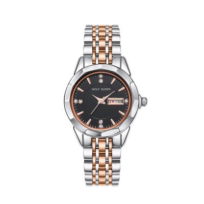 China WKAL2018 Popular Water Resistant Stainless Steel Luxury Casual Waterproof Women Watch for sale