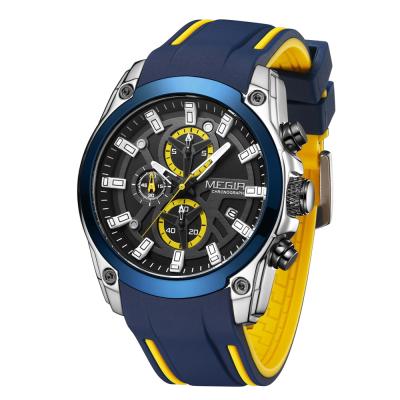 China Auto Date 2144G Fashion Waterproof Luminous Hands Sport Quartz Watch For Men for sale