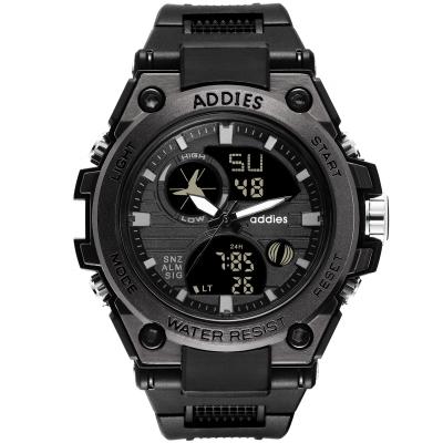 China Multifunctional Sport 3ATM Waterproof Watch Popular Automatic Analog-Digital Display Double Date ADDIES MY-1818 For Men for sale