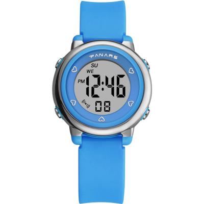 China Cheap Alarm PNS 8211 New Fashion CustomDigital Kids Silicone Slap Wrist Watch For Wholesale for sale